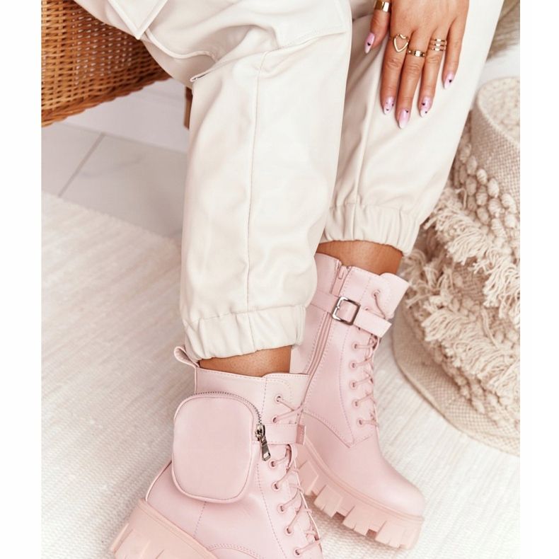 PS1 Platform Boots Workers Pink Saturday rosa 2