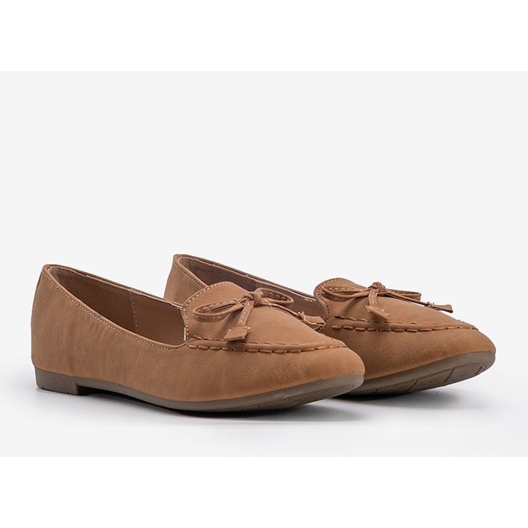 Ballerine in camoscio marrone di Amara 1