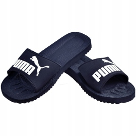 Pantofole Puma Purecat navy bianco 360262 02 blu navy 1