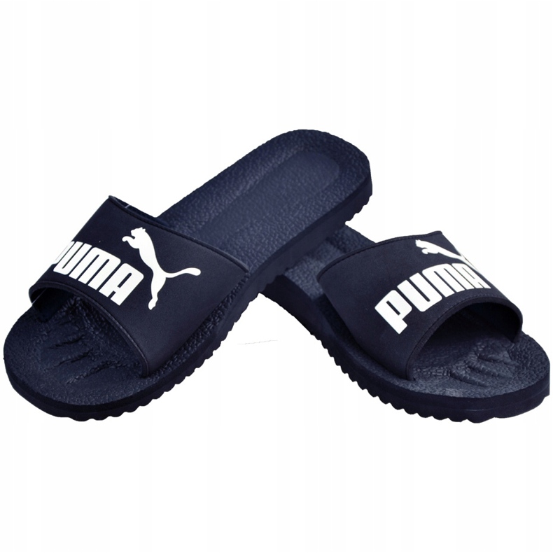 Pantofole Puma Purecat navy bianco 360262 02 blu navy 1