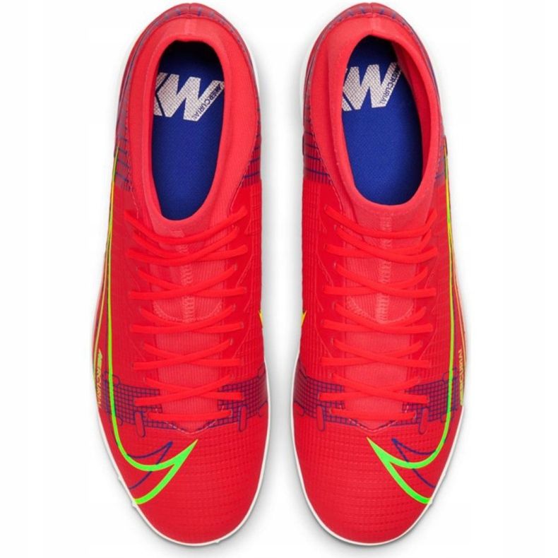 Scarpa da calcio Nike Mercurial Superfly 8 Academy Tf M CV0953 600 rosso arance e rosse 1