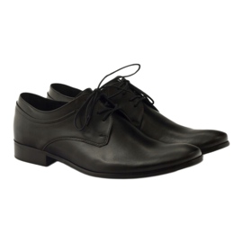 Scarpe formali nere in pelle classica Badura 7549 nero 4