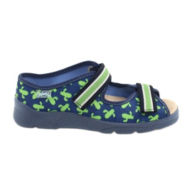 Scarpe per bambini Befado 869Y147 blu verde 2