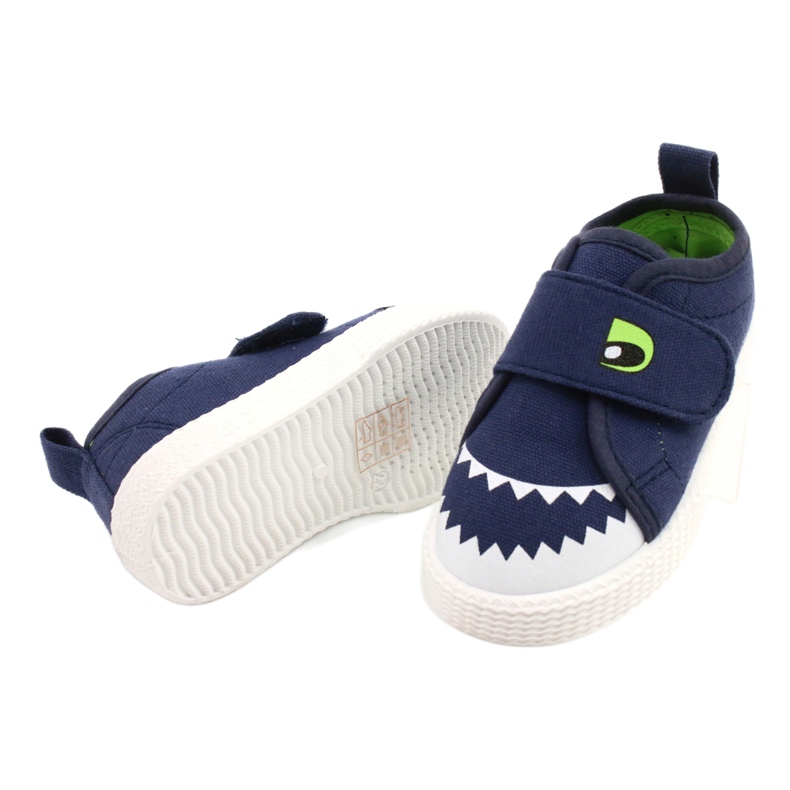 News Sneaker per bambini Crocodile 21DZ26-3923 Navy blu blu 3
