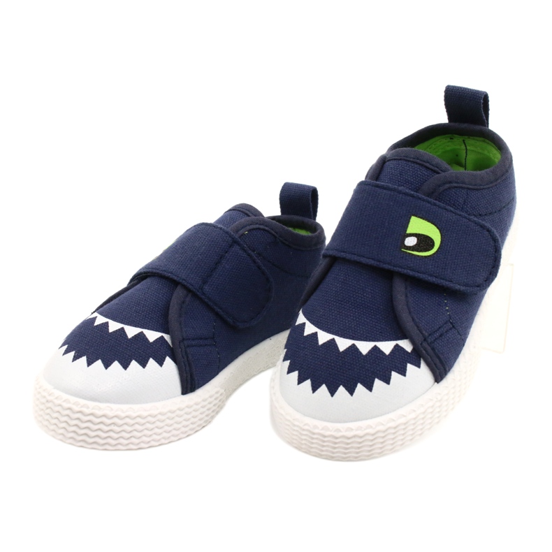 News Sneaker per bambini Crocodile 21DZ26-3923 Navy blu blu 2