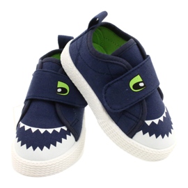 News Sneaker per bambini Crocodile 21DZ26-3923 Navy blu blu 5
