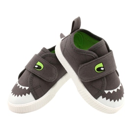 News Sneaker per bambini Velcro Crocodile 21DZ26-3923 GRIGIO 5
