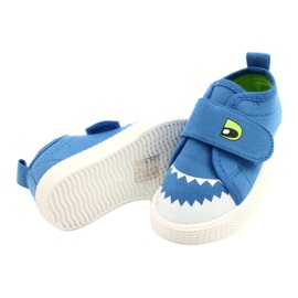 News Sneaker per bambini Velcro Crocodile 21DZ26-3923 Blue 3