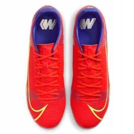 Scarpa da calcio Nike Mercurial Vapor 14 Academy FG / MG M CU5691 600 rosso arance e rosse 2