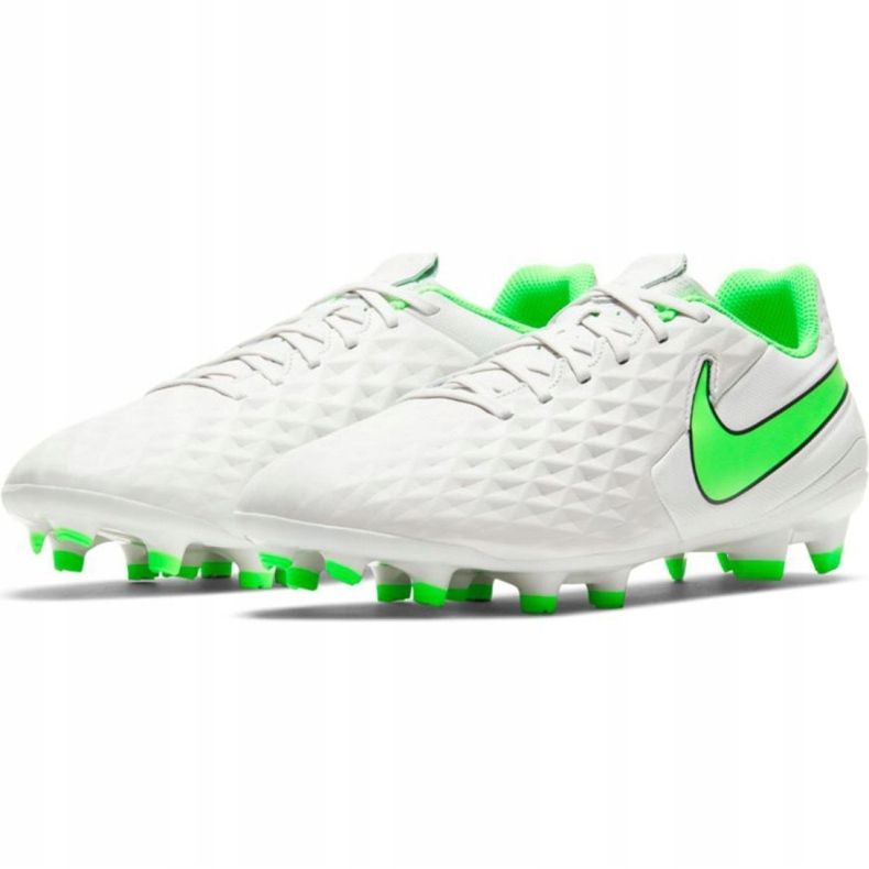 Nike Tiempo Legend 8 Academy Mg M AT5292 030 scarpe da calcio bianca bianca 2