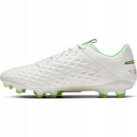 Scarpe da calcio Nike Tiempo Legend 8 Pro Fg M AT6133 030 bianca bianca 1