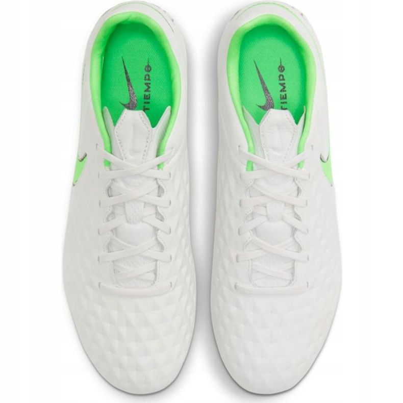 Scarpe da calcio Nike Tiempo Legend 8 Pro Fg M AT6133 030 bianco bianco 2
