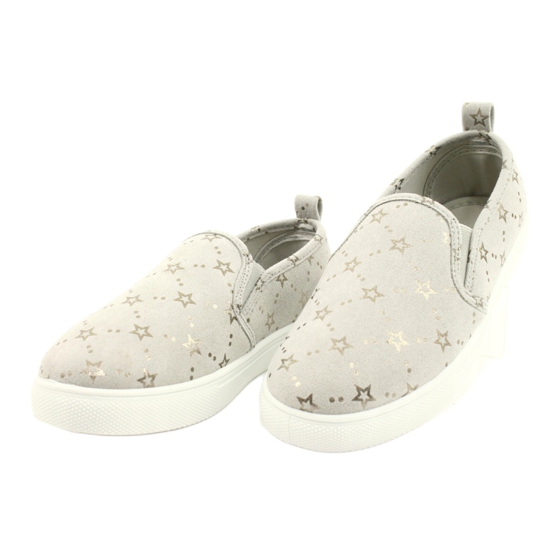 EVento Sneaker sportivi in ​​pelle scamosciata che scorrono 21dz26-3931 grigio 2