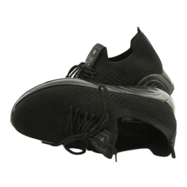 Evento 21TX02-3674 scarpe sportive slip-on nere nero 4