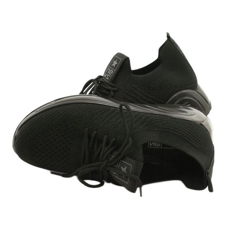 Evento 21TX02-3674 scarpe sportive slip-on nere nero 4