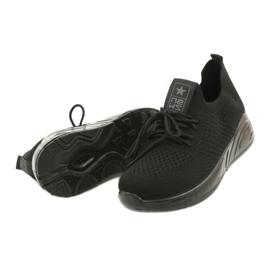 Evento 21TX02-3674 scarpe sportive slip-on nere nero 3