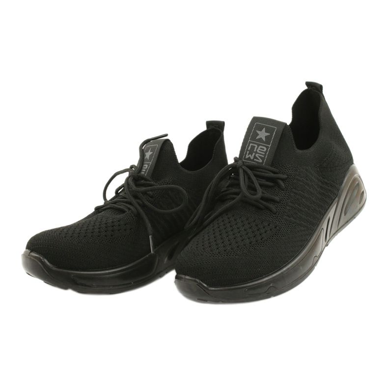 Evento 21TX02-3674 scarpe sportive slip-on nere nero 2