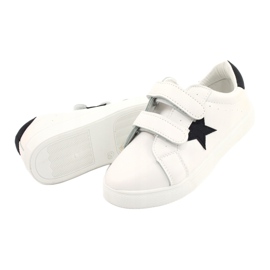 Evento Star News 21DZ26-3932 Scarpe da ginnastica con velcro, bianche bianco 3