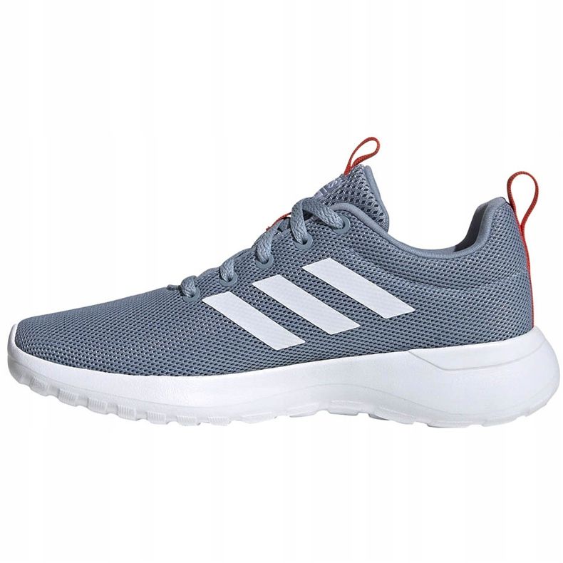 Grigio Adidas Lite Racer Cln K scarpe da corsa FV9607 bianco blu arancia 2