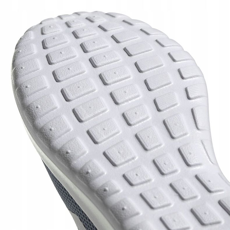 Grigio Adidas Lite Racer Cln K scarpe da corsa FV9607 bianco blu arancia 5