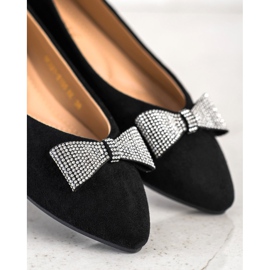 Ballerine Con Fiocco Decorativo VINCEZA nero 2