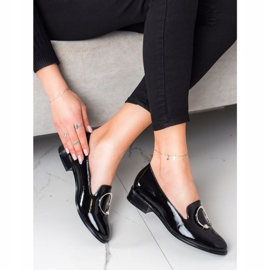 Mocassini neri con decoro VINCEZA nero 1