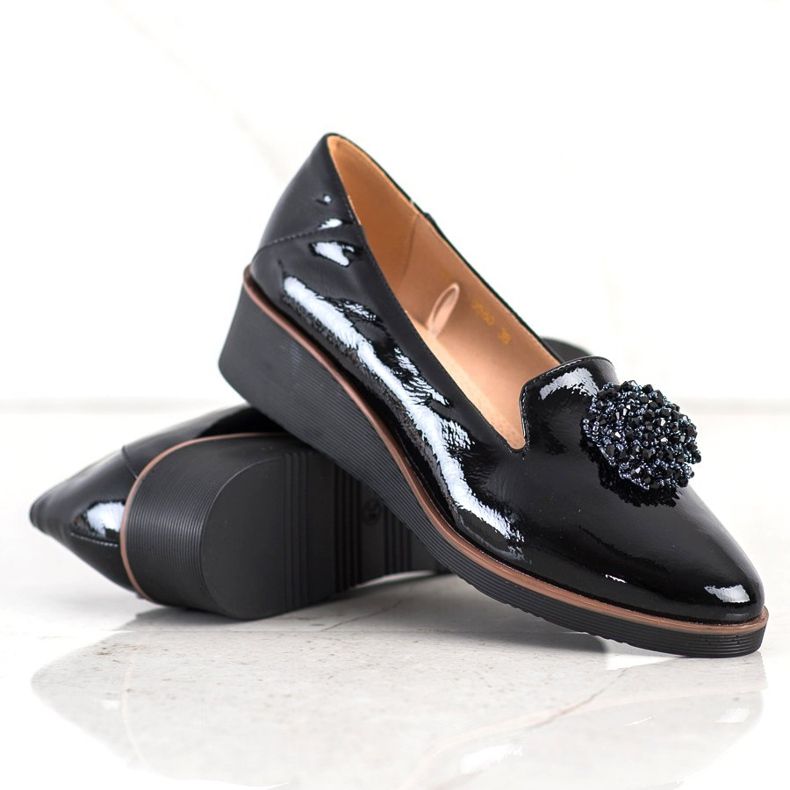 Eleganti Signori Con Decorazione VINCEZA nero 1