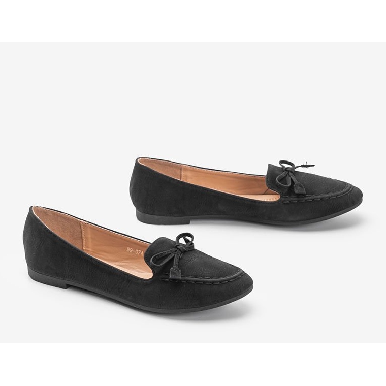 Ballerine in camoscio nero di Amara 1