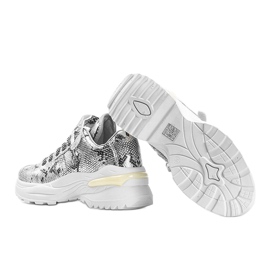 Sneaker Lollypop argento serpente 1