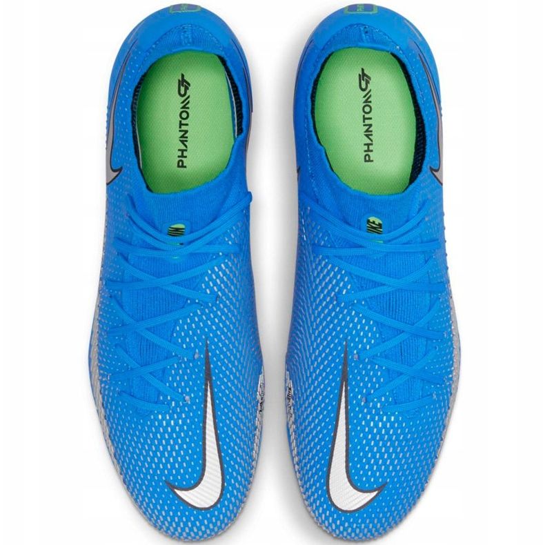 Scarpa da calcio Nike Phantom Gt Pro Df Fg CW6600 400 blu blu 1