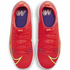 Nike Mercurial Superfly 8 Academy Ic Junior CV0784 600 scarpe da calcio rosso rosso 1