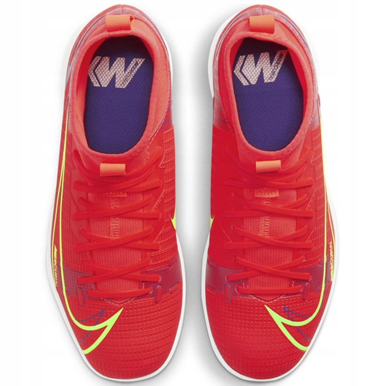 Nike Mercurial Superfly 8 Academy Ic Junior CV0784 600 scarpe da calcio rosso rosso 1