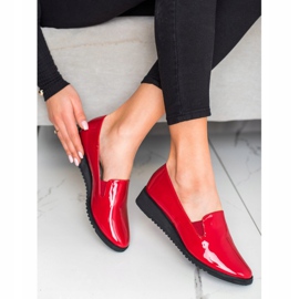Goodin Comodi mocassini slip-on rosso 2