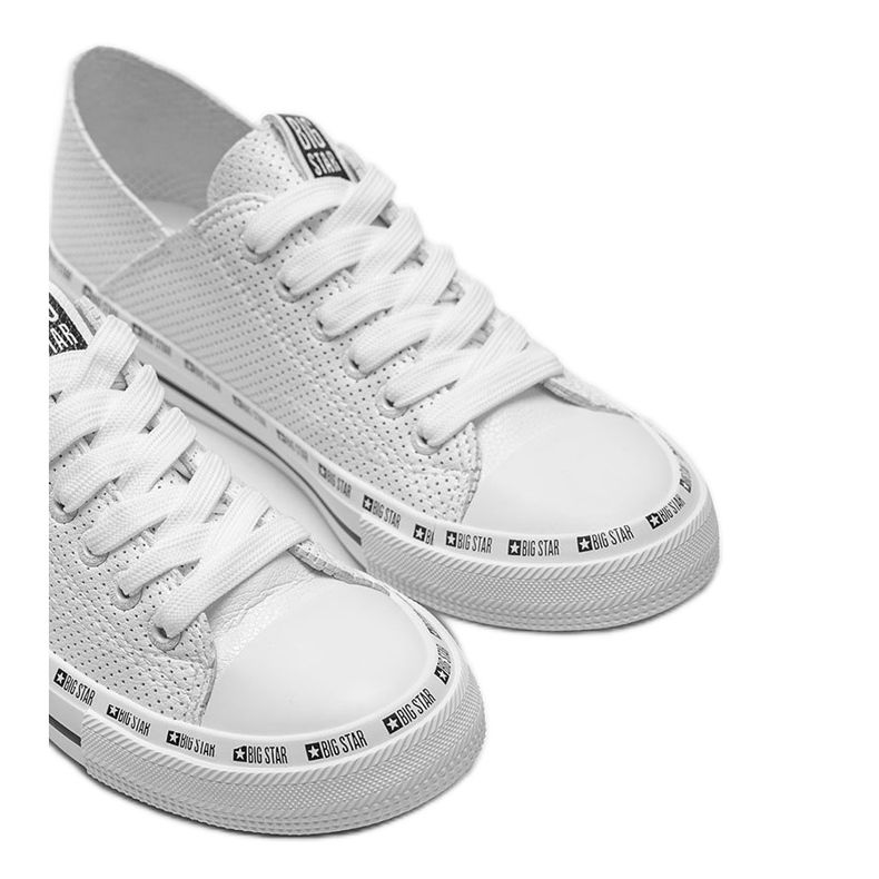 Sneaker Big Star Harley bianche traforate bianco 1