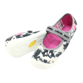 Slifori per bambini Befado 114x440 colorati con applicazione per cani bianco 3