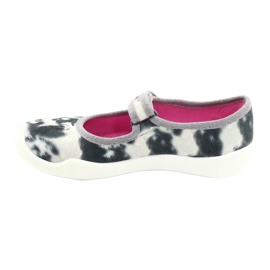 Slifori per bambini Befado 114x440 colorati con applicazione per cani bianca 1