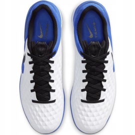 Nike Tiempo React Legend 8 Pro Ic AT6134 104 scarpe da calcio blu bianca 1