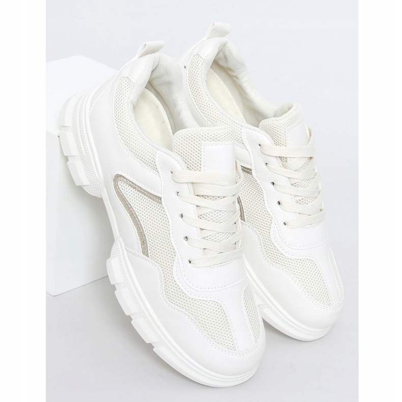 Beige 3157 Scarpe sportive beige 1