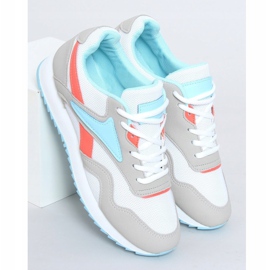 Scarpe sportive multicolori B0-517 Blu multicolore 1