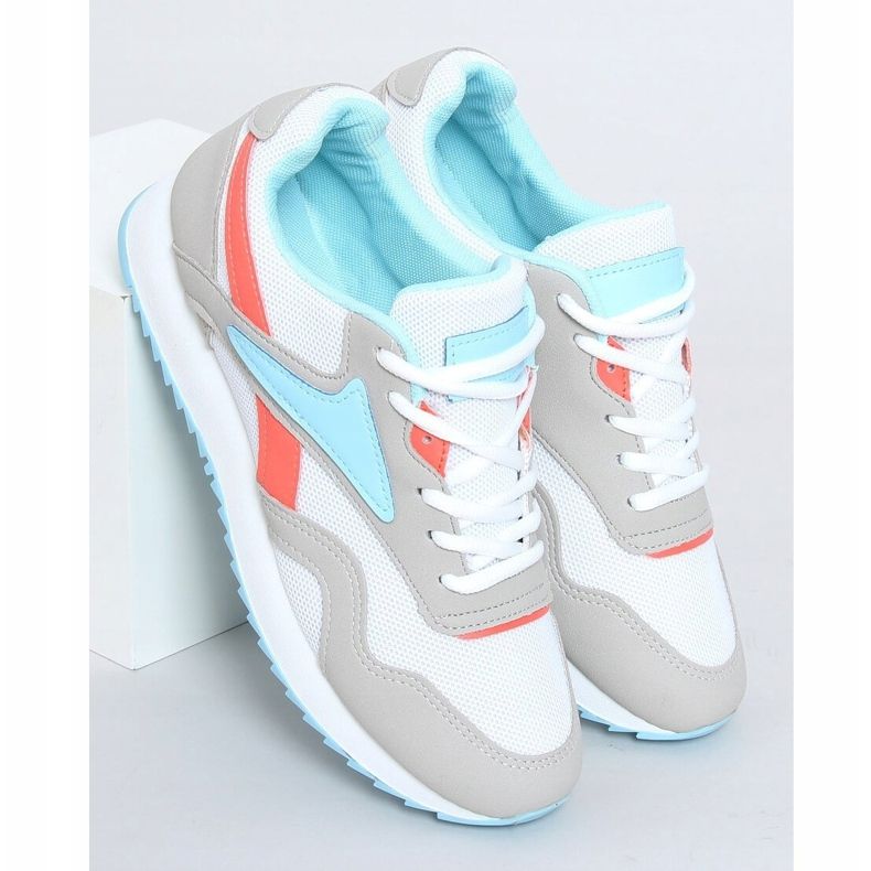 Scarpe sportive multicolori B0-517 Blu multicolore 1