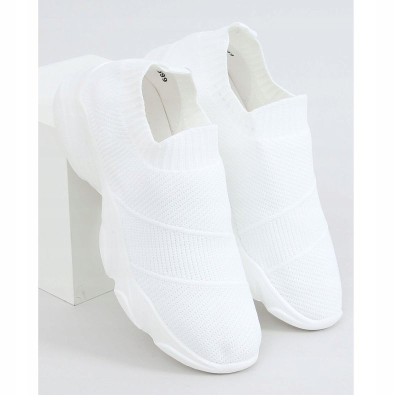 Bianco NB399 Calze bianche scarpe sportive 1
