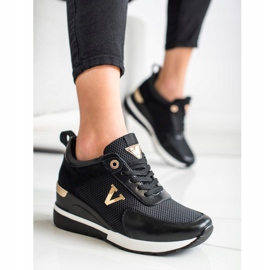 VINCEZA scarpe da ginnastica casual nero 1