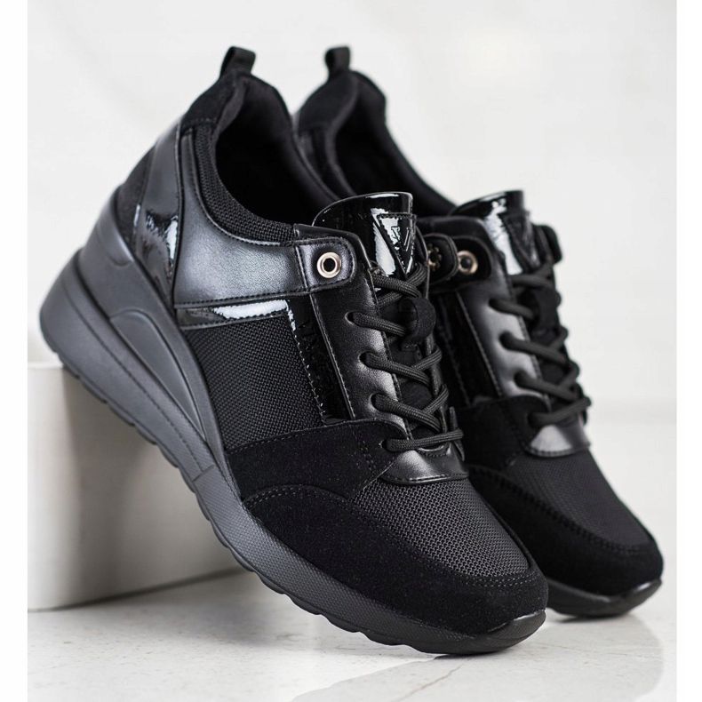 Sneakers VINCEZA alla moda nero 2