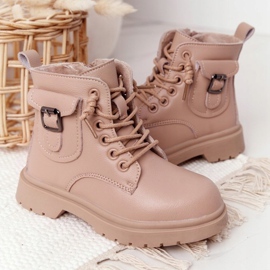 Apawwa Stivali da bambino con tasche in beige TikTok 2
