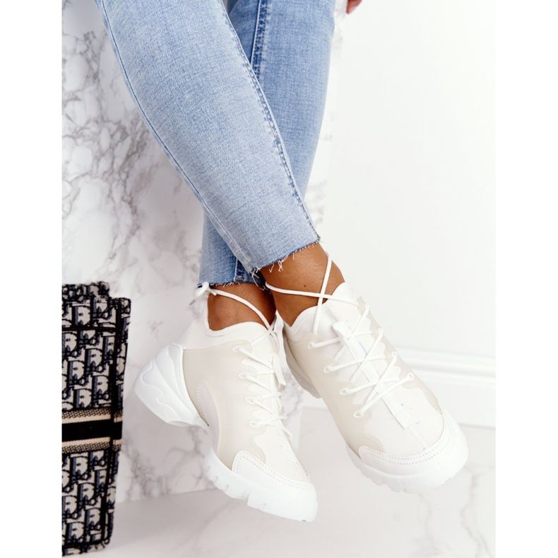 Scarpe Sportive da Donna Sneakers Bianche Born This Way bianco 1