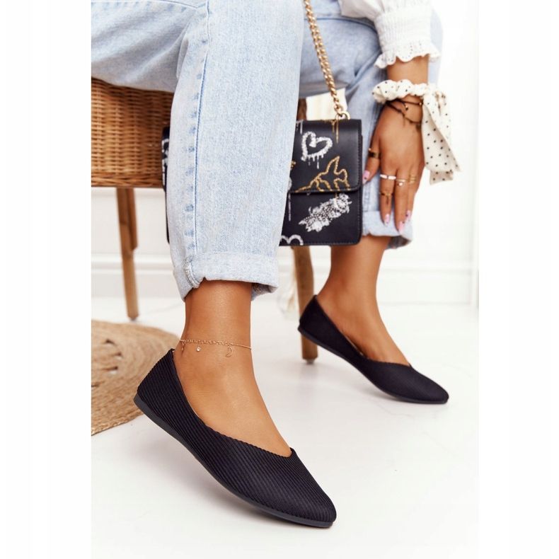 Delicata Ballerina In Spitz Vinceza 2187 Nera nero 2