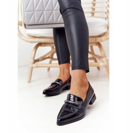 S.Barski Mocassini Eleganti S. Barski Premium Laccato Nero 2