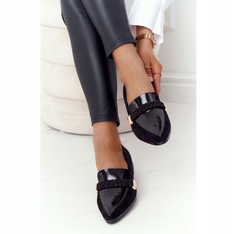 S.Barski Mocassini Eleganti S. Barski Premium Suede Nero 2