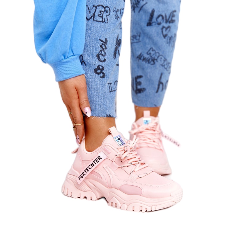 Evento Sneakers sportive da donna Novità 21SP26-3925 rosa 2