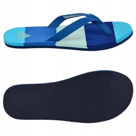 Ciabatte Adidas Eezay Striped BA8808 blu navy blu 1